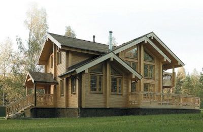 Особенности экологичных домов из клееного бруса Особенности экологичных домов из клееного бруса
